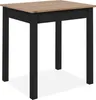 Küchentisch Capri - 90x67x76cm - Eiche Nachbildung/schwarz Produktbild-Vorschau 1