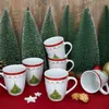 6x Weihnachtstraum Kaffeebecher 340ml Porzellan-Tassen 6 Produktbild-Vorschau 2