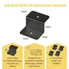 4er Set Alu Z-Winkel Befestigungswinkel schwarz PV Produktbild-Vorschau 6