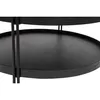 Miliboo - Runder Couchtisch aus Eiche schwarz und Metall Produktbild-Vorschau 4