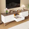 Merax TV-Schrank, LED-Fernsehschrank, Multimedia-TV-Konsole Produktbild-Vorschau 3