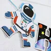 Oblique Unique Happy Birthday Girlande Weltraum Space Produktbild-Vorschau 2