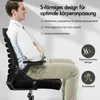 ALFORDSON Bürostuhl, Lendenstütze, Atmungsaktives Netz und Produktbild-Vorschau 9