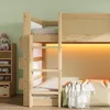 Lit superposé Merax 90 x 200 cm avec escalier à trois Voir les images du produit 7