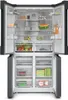 Bosch Serie 6 KFN96AXEA, Freistehend, French door, Schwarz, Produktbild-Vorschau 3