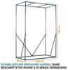 Folien Gewächshaus TOM Gh-50 | 0,5 m² 100 x 150 x 50 cm | Produktbild-Vorschau 4