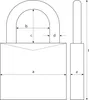 Abus Vorhangschloss Granit™ 37/55 Vs. Produktbild-Vorschau 3