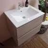 Mobile bagno con cassetti e lavabo ceramico + luce a led 60 Anteprima dell’immagine prodotto 4