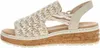 Rieker Damen Keil-Sandaletten Beige Voir les images du produit 10