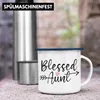 Trendation - Blessed Aunt Emaille Tasse Geschenk für Tante Produktbild-Vorschau 4