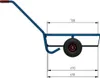Fetra Handwagen mit Boden, 200 kg, Ladefläche: 700 x 400 Produktbild-Vorschau 4