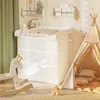 A nursery room with a changing station, rocking horse, and teepee. Náhľad obrázku produktu
