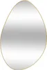 A gold-framed organic-shaped mirror against a white background. Náhľad obrázku produktu