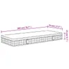 vidaXL Matratze Bonnell-Federkern Mittel 70x200 cm Produktbild-Vorschau 9