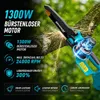 Accu-mini kettingzaag 2-in-1, 8 inch, met telescopische Productafbeelding-voorbeeld 4