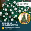CASARIA® Boules de Noël 100pcs Ø 3-6cm plastique mat Voir les images du produit 2