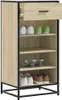 Étagère à chaussures chêne sonoma 48x38x97,5 cm bois Voir les images du produit 2
