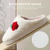 Hausschuhe Damen Winter Plüsch Warme Pantoffeln für Indoor Produktbild-Vorschau 3