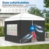 Sekey 2 Seitenteile für 3x3 /3x6m/3x9m pavillon mit Produktbild-Vorschau 6