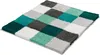 Kleine Wolke Badteppich CARO Petrol 55 x 65 cm Produktbild-Vorschau 2