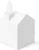 A white tissue box shaped like a house, with tissues emerging from the chimney. Anteprima dell’immagine prodotto