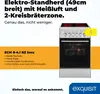 Exquisit ECM 8-4.1 BZ Inox Elektro-Standherd | Glaskeramik Produktbild-Vorschau 2