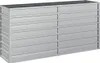 vidaXL Garten-Hochbeet 160x40x77 cm Verzinkter Stahl Silber Produktbild-Vorschau 1