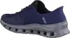 A side view of a blue Skechers shoe. Voir les images du produit