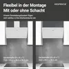 Respekta Kopffreie Schräghaube Lora mit Glasschirm, Weiß, Produktbild-Vorschau 3