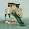 OutdoorToys Stelzenhaus Polarstern aus Holz in Grün Produktbild-Vorschau 4