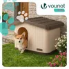 VOUNOT® Katzenhaus & Hundehütte Indoor Outdoor, Produktbild-Vorschau 9