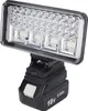 A portable LED work light with a battery pack attached. Anteprima dell’immagine prodotto