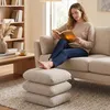 Puf giratorio de 360° para sillón, tapizado en tejido Vista previa de la imagen del producto 2
