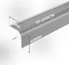 QUEST Treppenkantenprofil Selbstklebend  52x40 mm, 0.9m PVC Produktbild-Vorschau 4