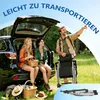 LZQ Gartenliege Klappbar bis 160 kg, Gepolsterter Produktbild-Vorschau 3