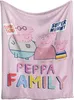 Peppa Wutz Fleecedecke 100x140cm Family Produktbild-Vorschau 2