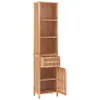 vidaXL Szafka łazienkowa 42x29x182 cm z litego drewna Podgląd zdjęcia produktu 3