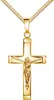 Kreuzkette vergoldet Silber-kreuz Jesus Christus Kruzifix Produktbild-Vorschau 1