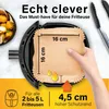 GOURMETmaxx Backpapierschalen für Heißluftfritteusen (2–5 Produktbild-Vorschau 6