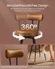 VASAGLE EKHO Kollektion - 360° drehbarer Barhocker, 2er Produktbild-Vorschau 7