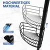 Teleskopregal Duschregal 4 Ablagen Eckregal Produktbild-Vorschau 2