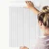 Tapety Bílé panely Dřevěná prkna 3D vzor 53x1000cm Náhled obrázku produktu 4