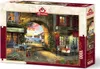 ART PUZZLE Puzzle Restaurant an der Küste 1000 Teile Produktbild-Vorschau 1