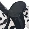 vidaXL Plüschtier Stehend Pferd Schwarz und Weiß XXL Produktbild-Vorschau 4