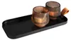 Deko-Tablett - 30 x 12 cm - Schwarz - Metall - mit Produktbild-Vorschau 2