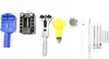 A collection of watch repair tools laid out on a white background. Náhled obrázku produktu