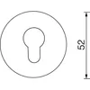 Rosette PZ Edelstahl ø 52x12mm innen rund - Zylinderrosette Produktbild-Vorschau 3