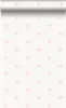 Origin Wallcoverings Tapete Herzchen Weiß und Rosa 53 cm x Produktbild-Vorschau 1