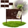 Floranica 5 Stück Beetbegrenzung Weide 60 cm x 60 cm – Produktbild-Vorschau 1