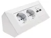 ChiliTec Steckdosenblock 2-fach + 2 USB für Küche Büro Weiß Produktbild-Vorschau 4